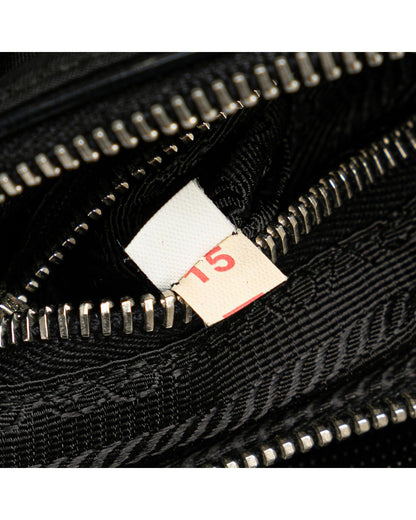 Prada Black Nylon Crossbody Tote Bag