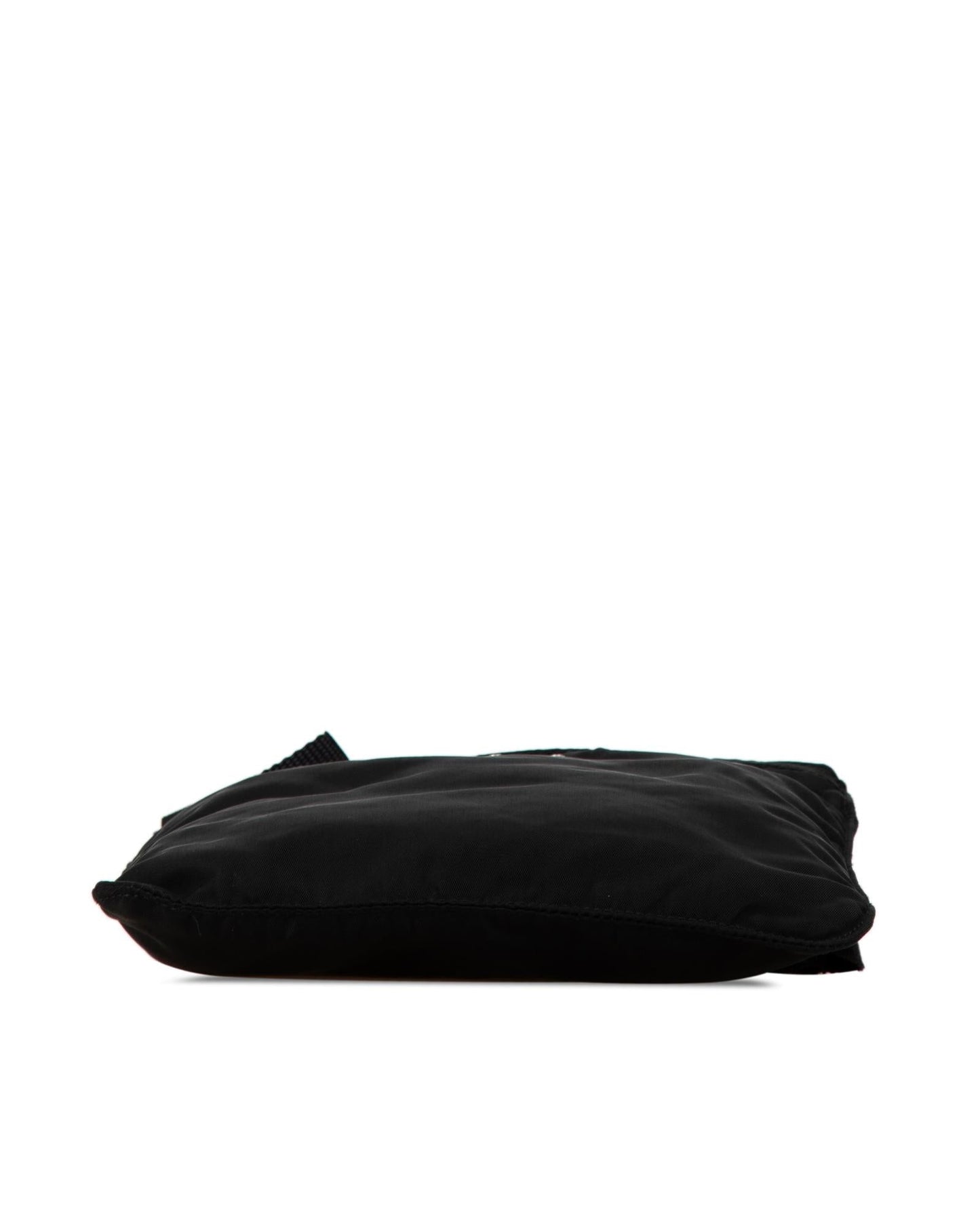 Nylon Crossbody Bag with Adjustable Strap and Front Zip Pocket