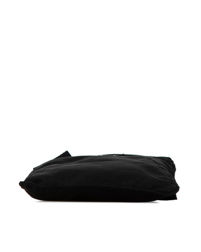 Nylon Crossbody Bag with Adjustable Strap and Front Zip Pocket