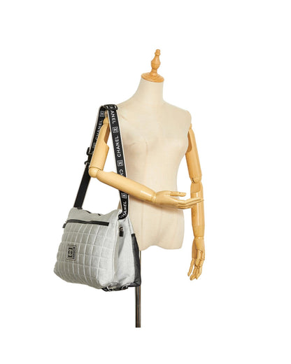 Chanel Vintage Quilted Denim Crossbody Bag