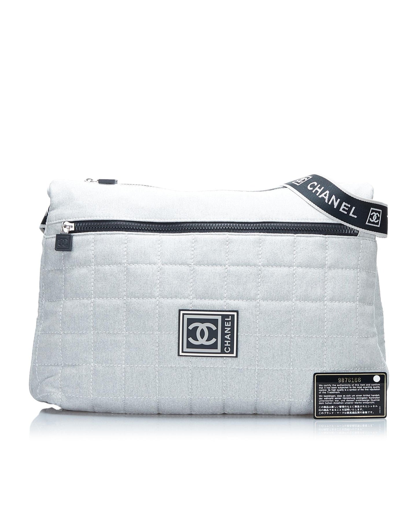 Chanel Vintage Quilted Denim Crossbody Bag