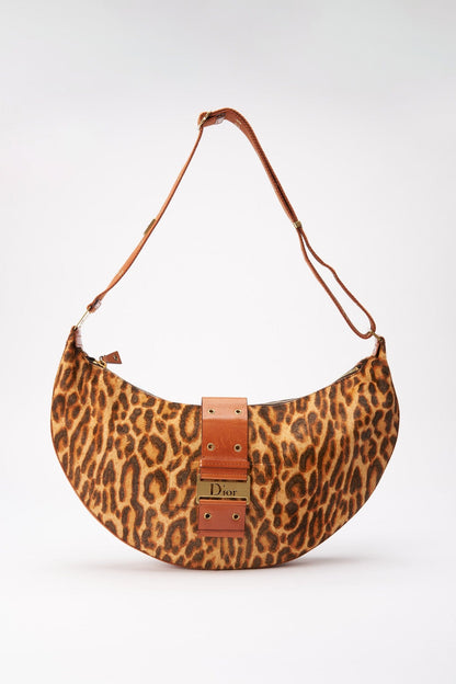 Dior Nylon Leather Shoulder Bag