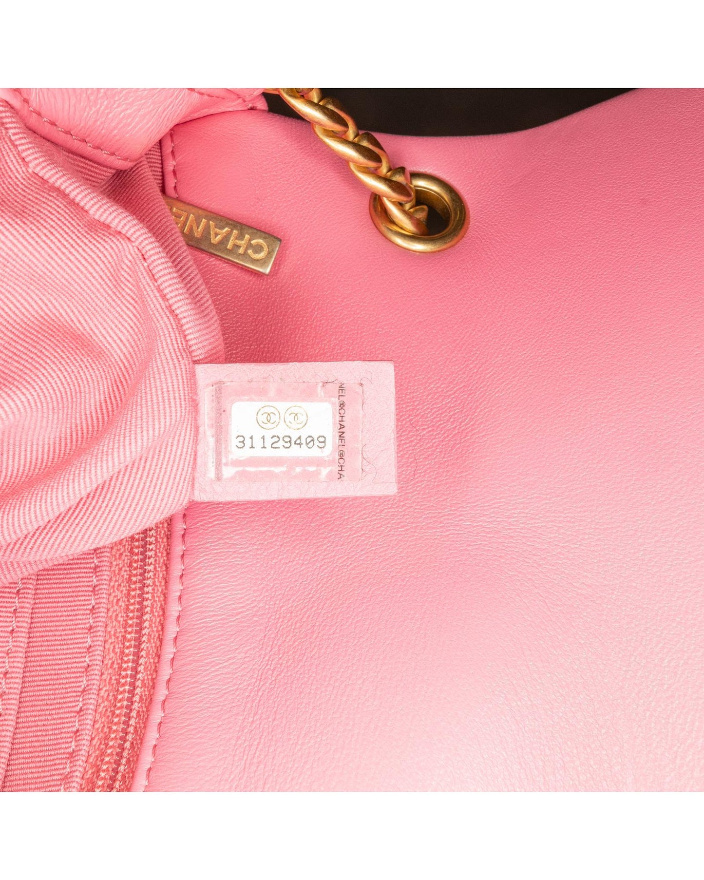 Mini Square Lambskin Pearl Flap Crossbody Bag