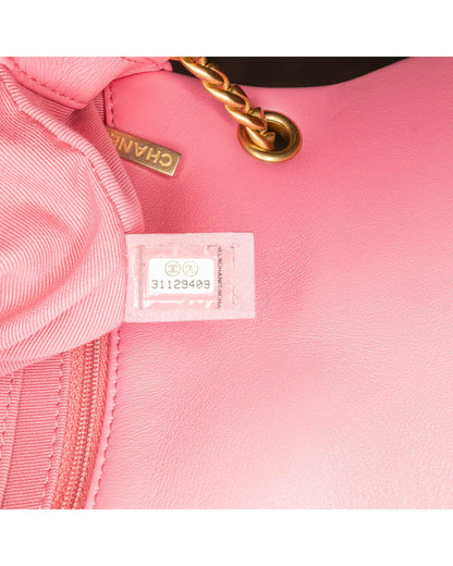 Mini Square Lambskin Pearl Flap Crossbody Bag