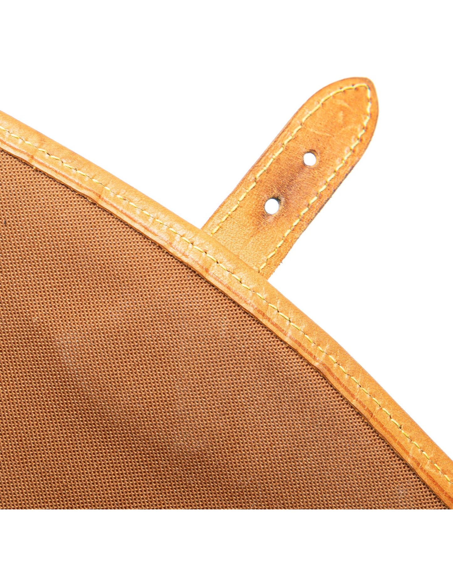 Monogram Canvas Crossbody Bag with Adjustable Strap and Buckle Closure