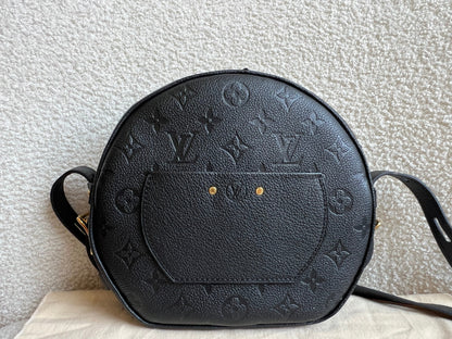 Louis Vuitton Boite Chapeau Souple MM Black Empreinte (RRP £2590)