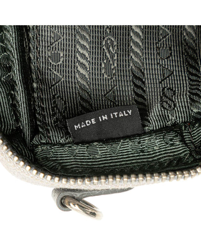 Studded Embellished Denim Camera Crossbody Bag with Adjustable Leather Strap