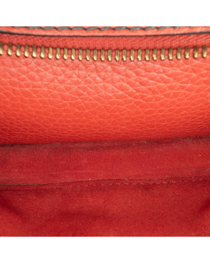Leather Crossbody Camera Bag with Detachable Strap