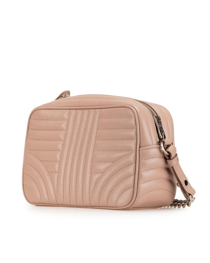 Soft Calf Leather Crossbody Bag with Chain Strap