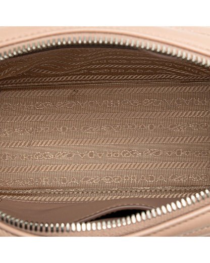 Soft Calf Leather Crossbody Bag with Chain Strap