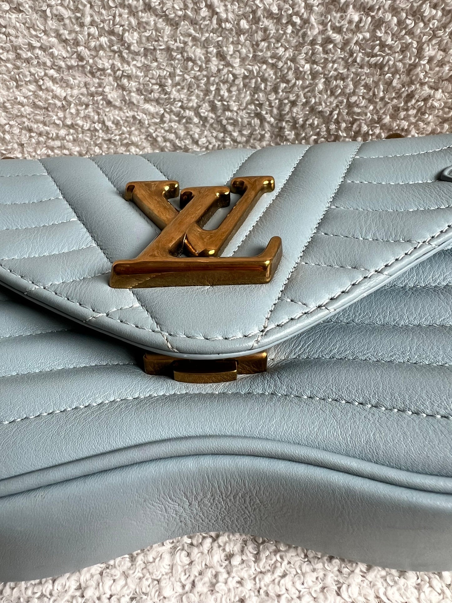 Louis Vuitton New Wave PM Bag in Light Blue