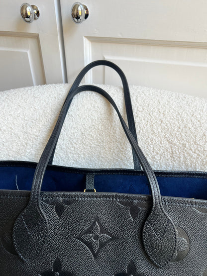 Louis Vuitton Neverfull MM Black Empreinte (RRP £1,970)