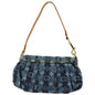 Louis Vuitton 2006 Blue Monogram Denim Mini Pleaty Raye Handbag M95333