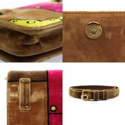 Velvet Chest BagCrossbodyChain Strap