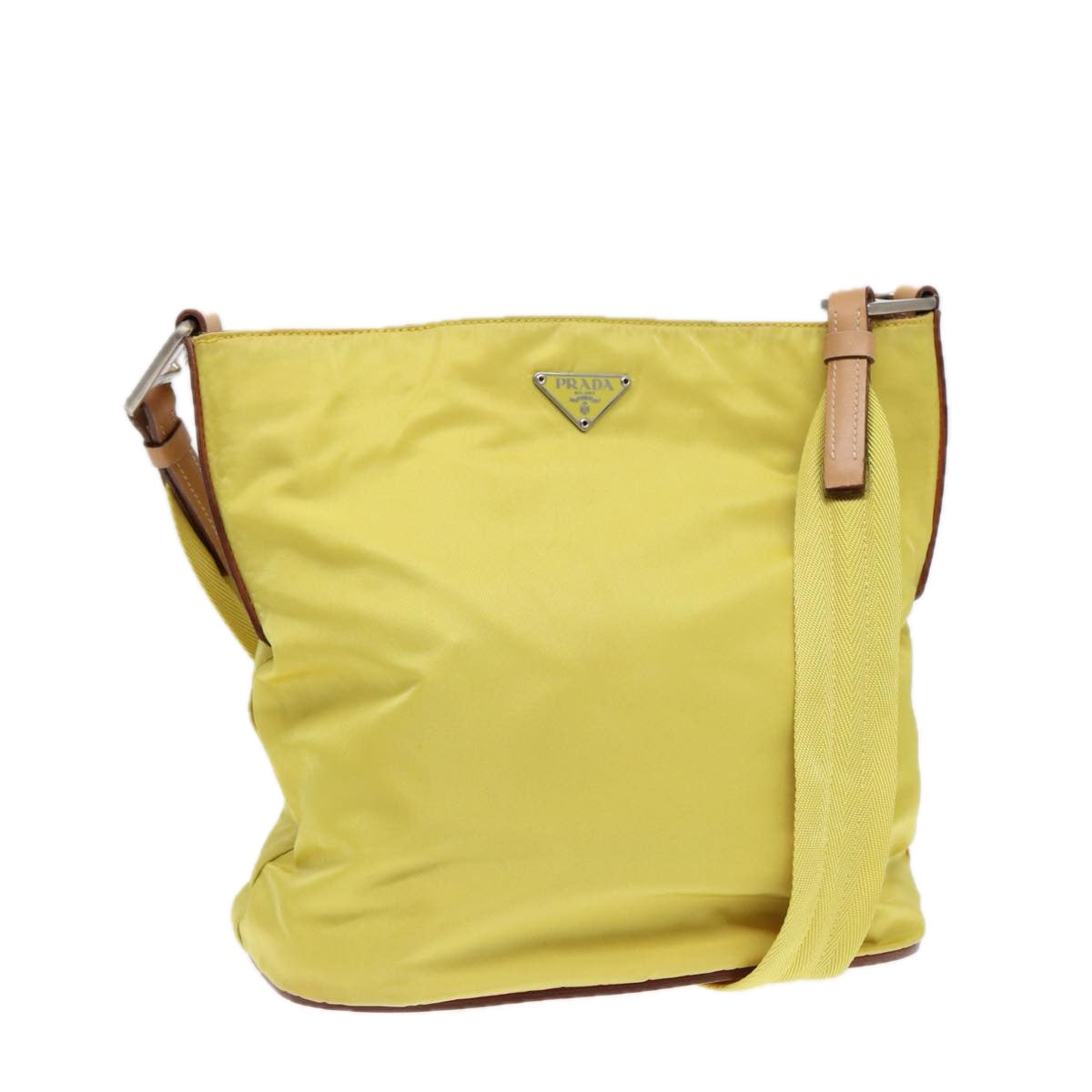 Nylon Crossbody Bag Yellow
