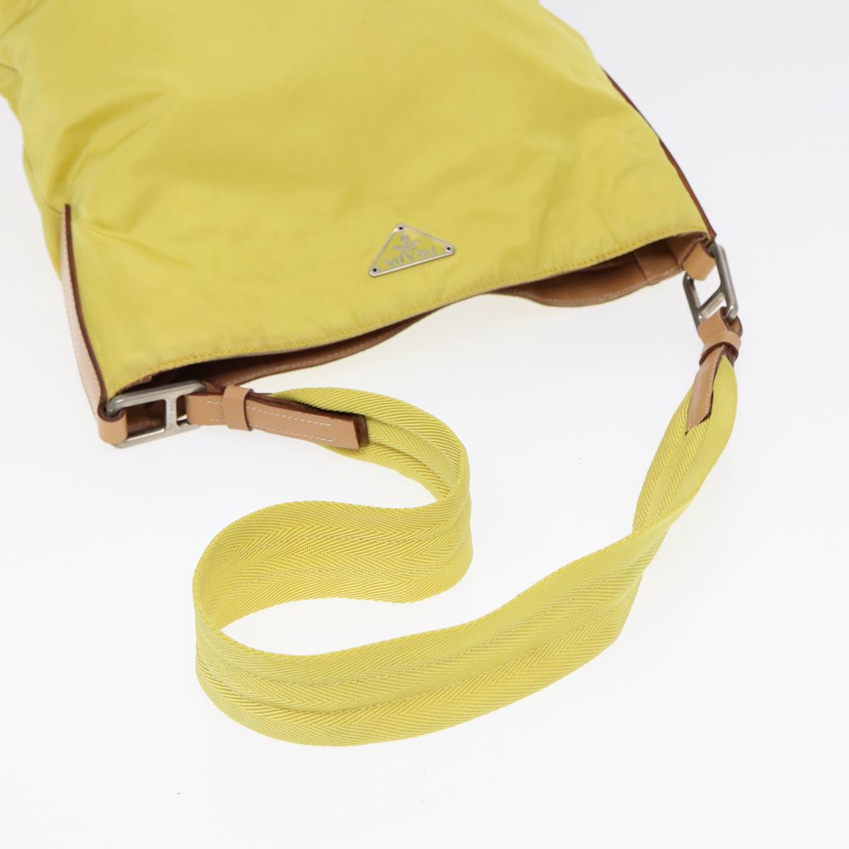 Nylon Crossbody Bag Yellow
