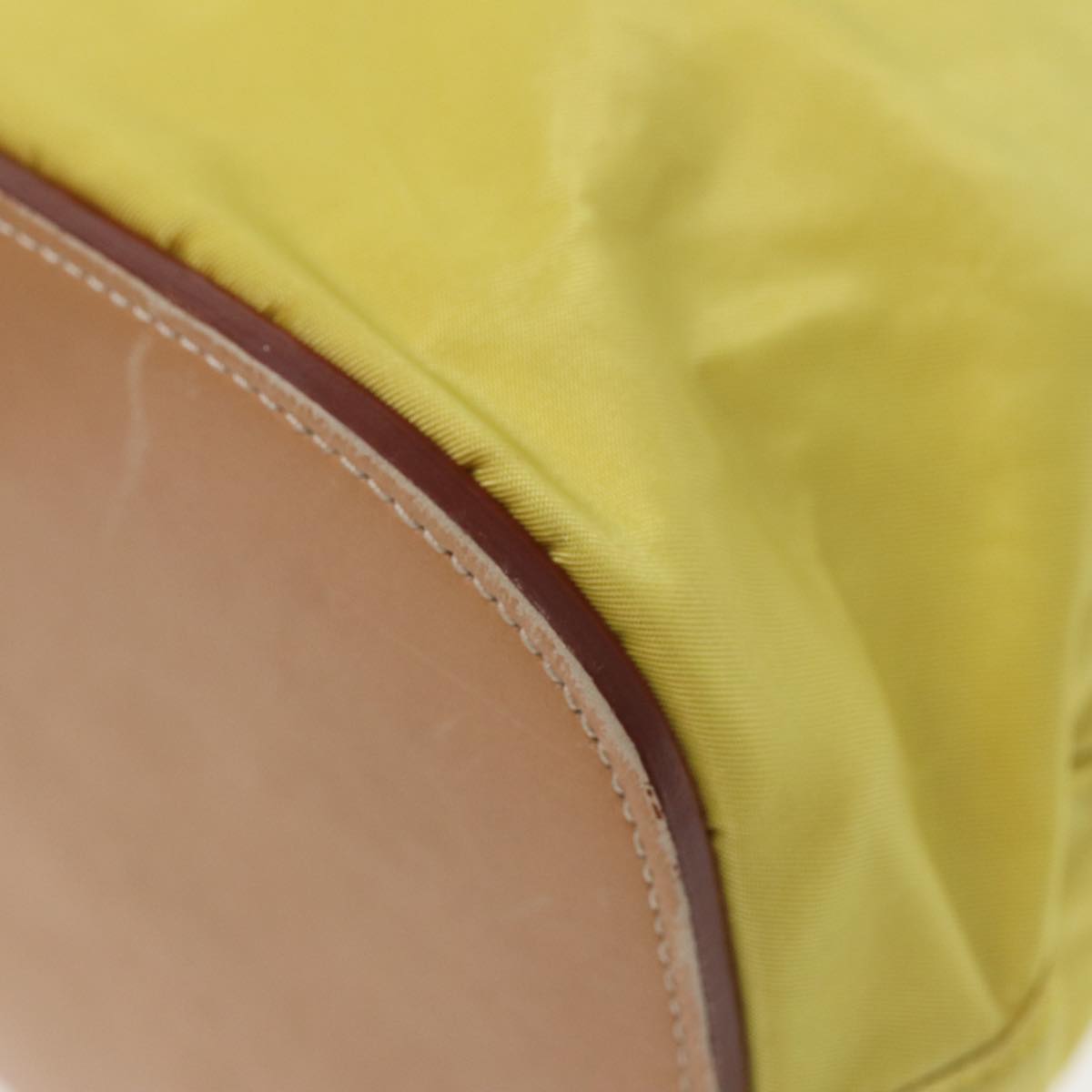 Nylon Crossbody Bag Yellow