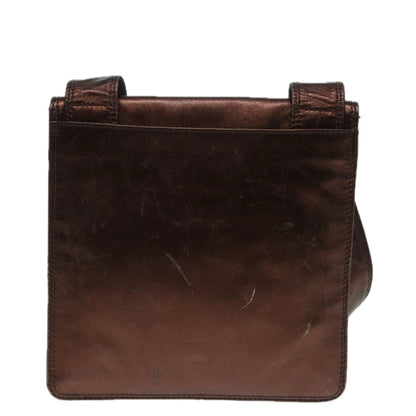 Metallic Leather Crossbody