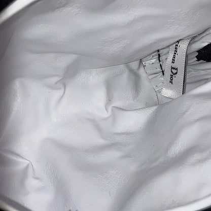 Synthetic Material Crossbody Bag with Slightly Stained Interior and Minor Scratches