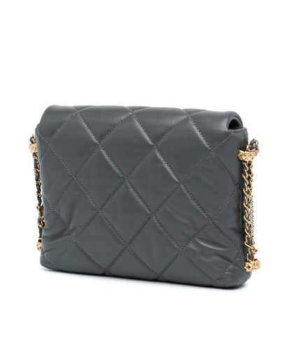 Mini Quilted Lambskin Crossbody Bag with Chain Straps and CC Turn-Lock