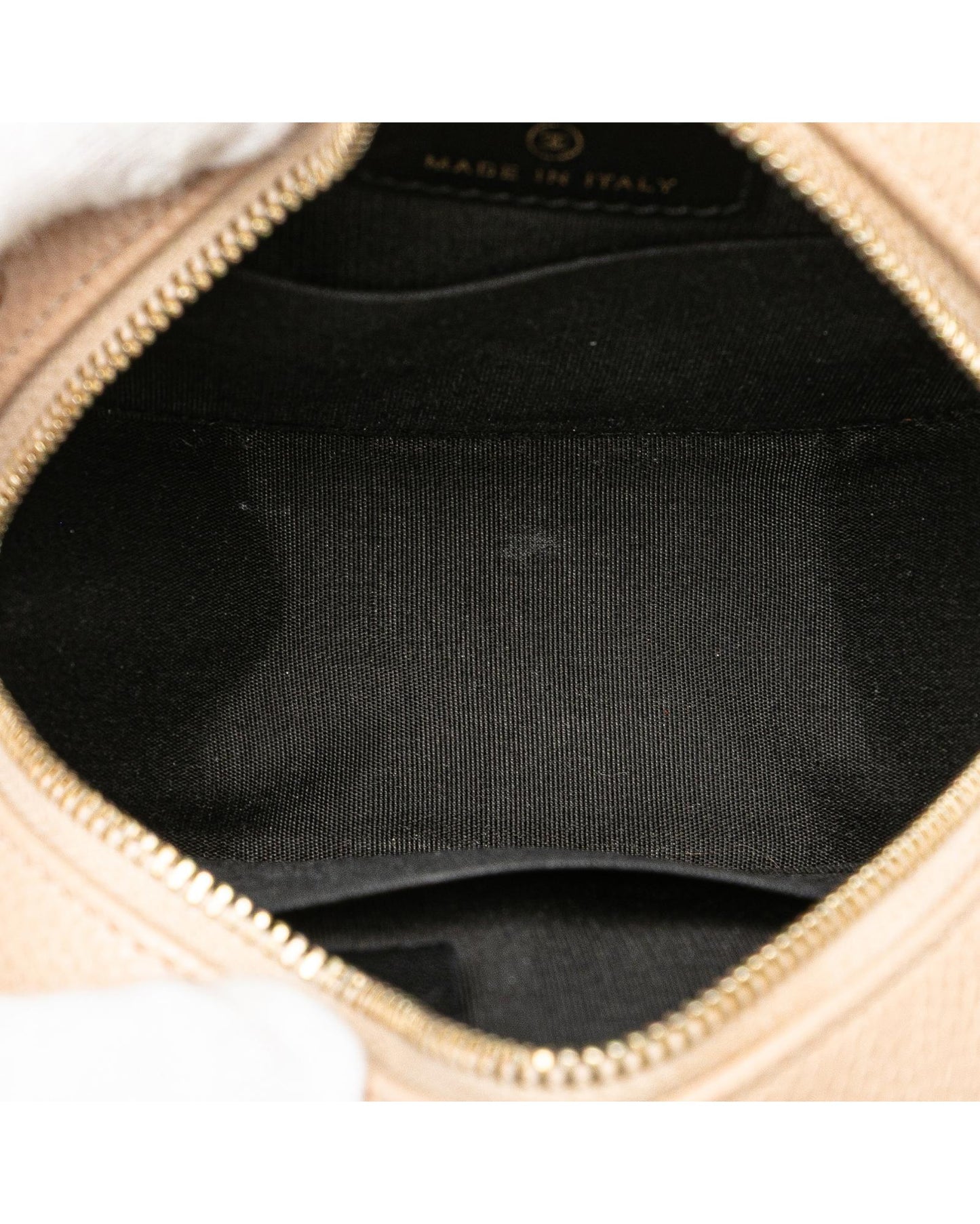 Caviar Quilted Leather Crossbody Bag with Chain Strap
