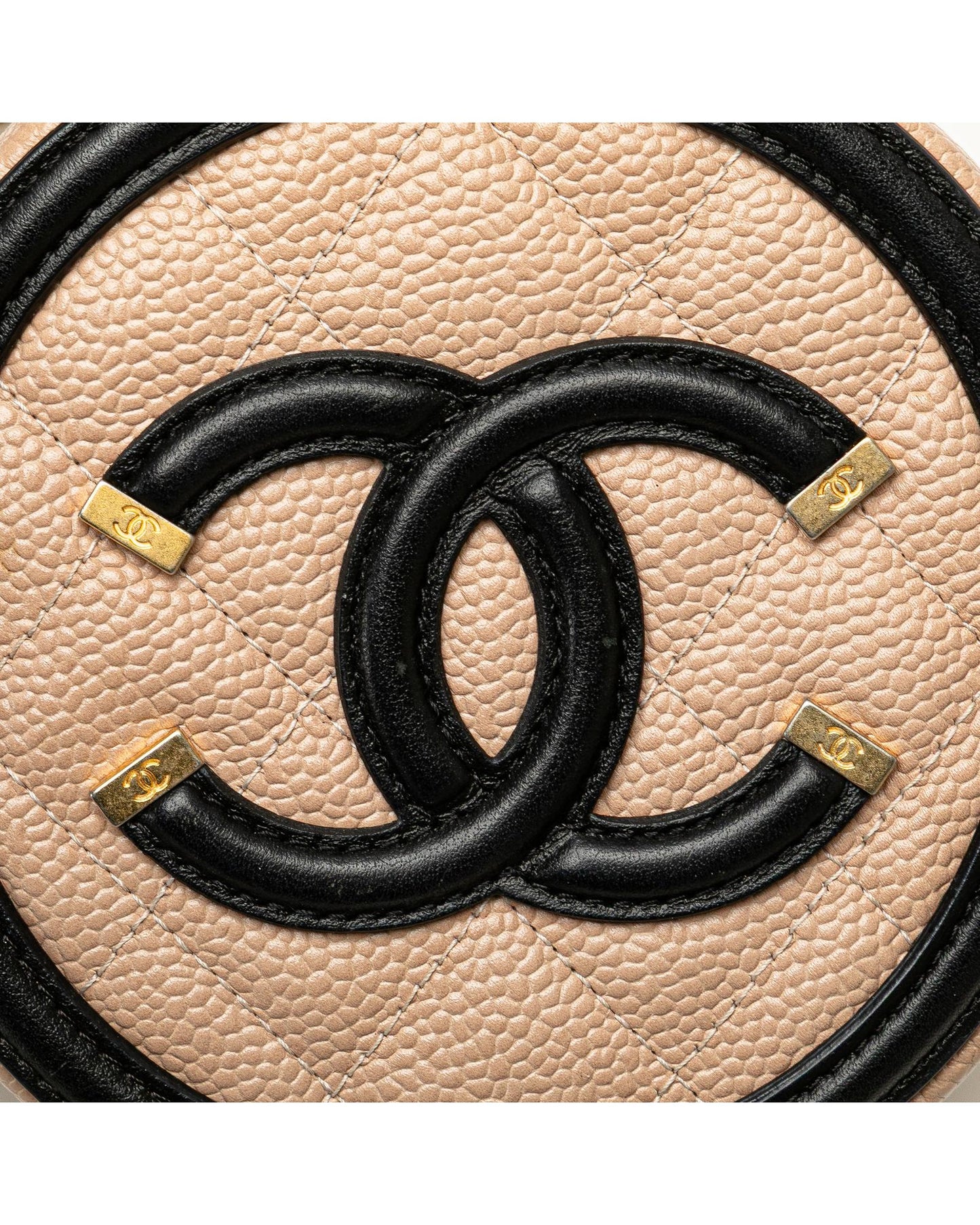 Caviar Quilted Leather Crossbody Bag with Chain Strap