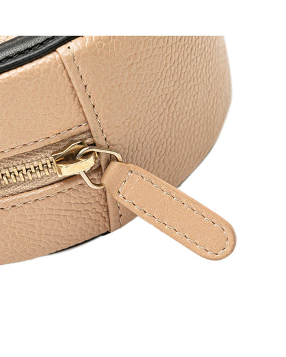 Caviar Quilted Leather Crossbody Bag with Chain Strap