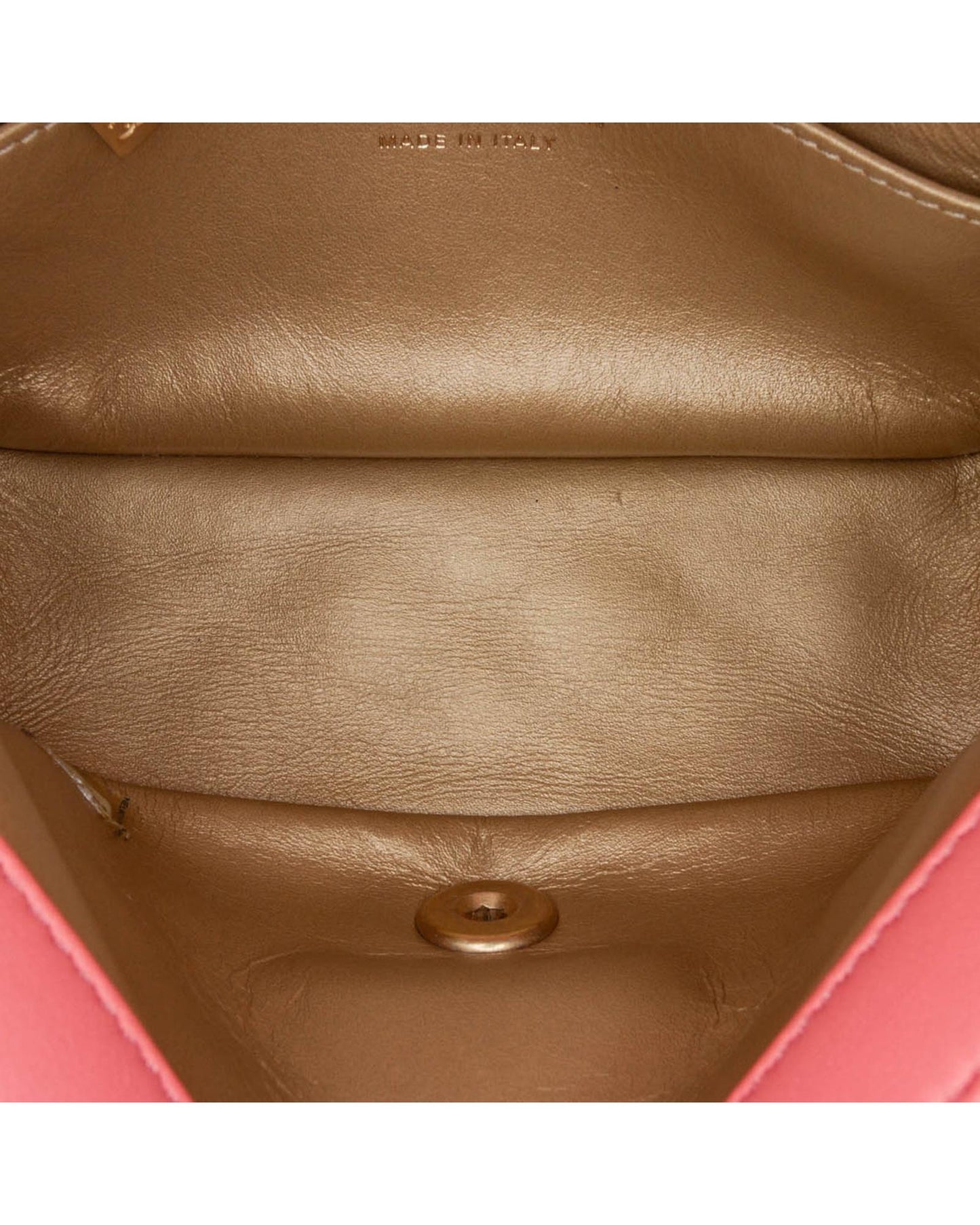 Mini Square Classic Lambskin Pearl Crush Flap Crossbody Bag