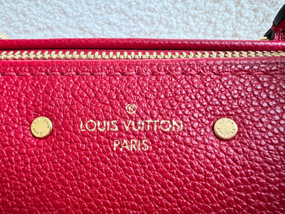 Louis Vuitton Speedy 25 Red Empreinte (RRP £1,840)