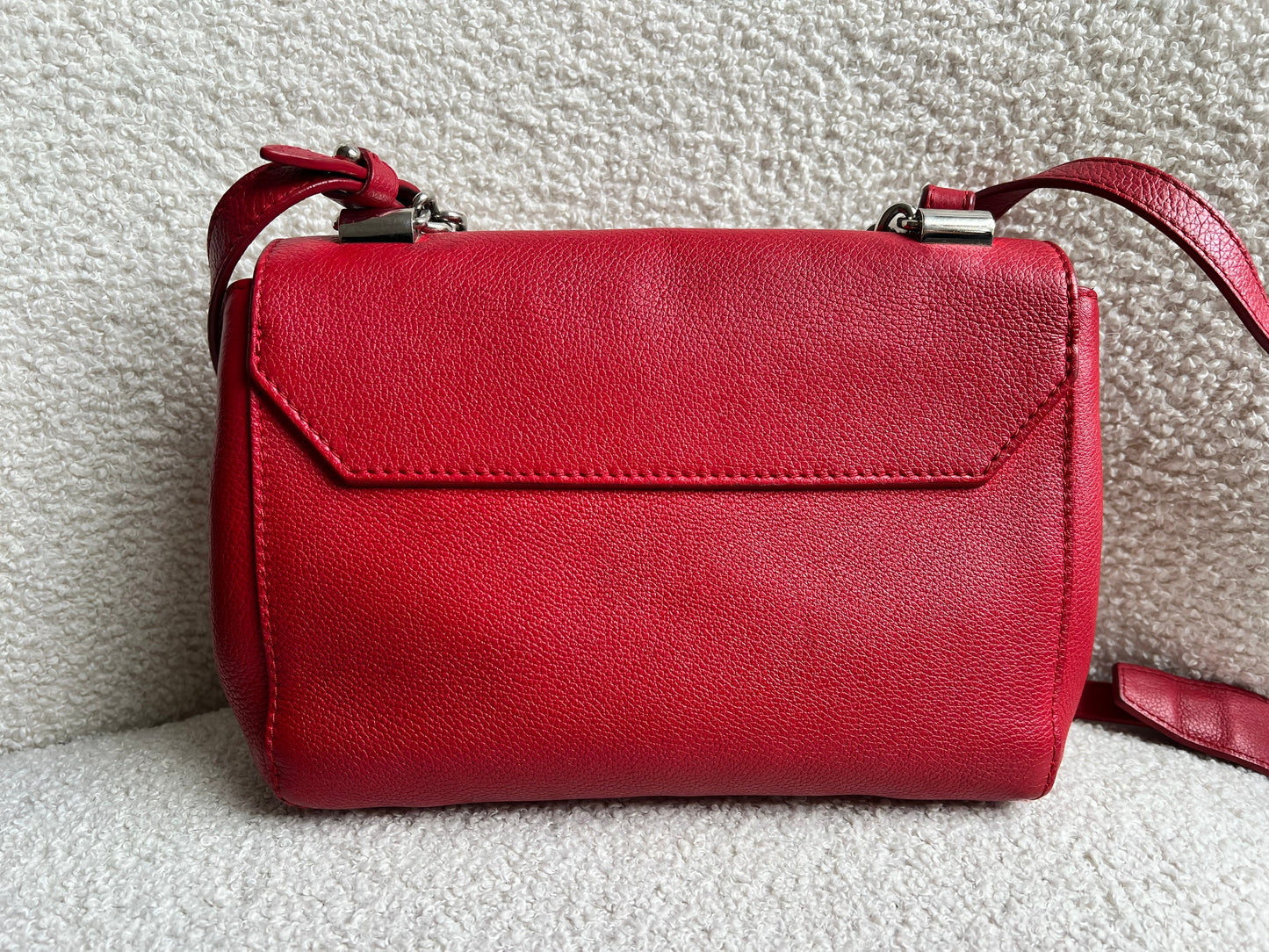 Louis Vuitton Red Mylockme II BB Bag