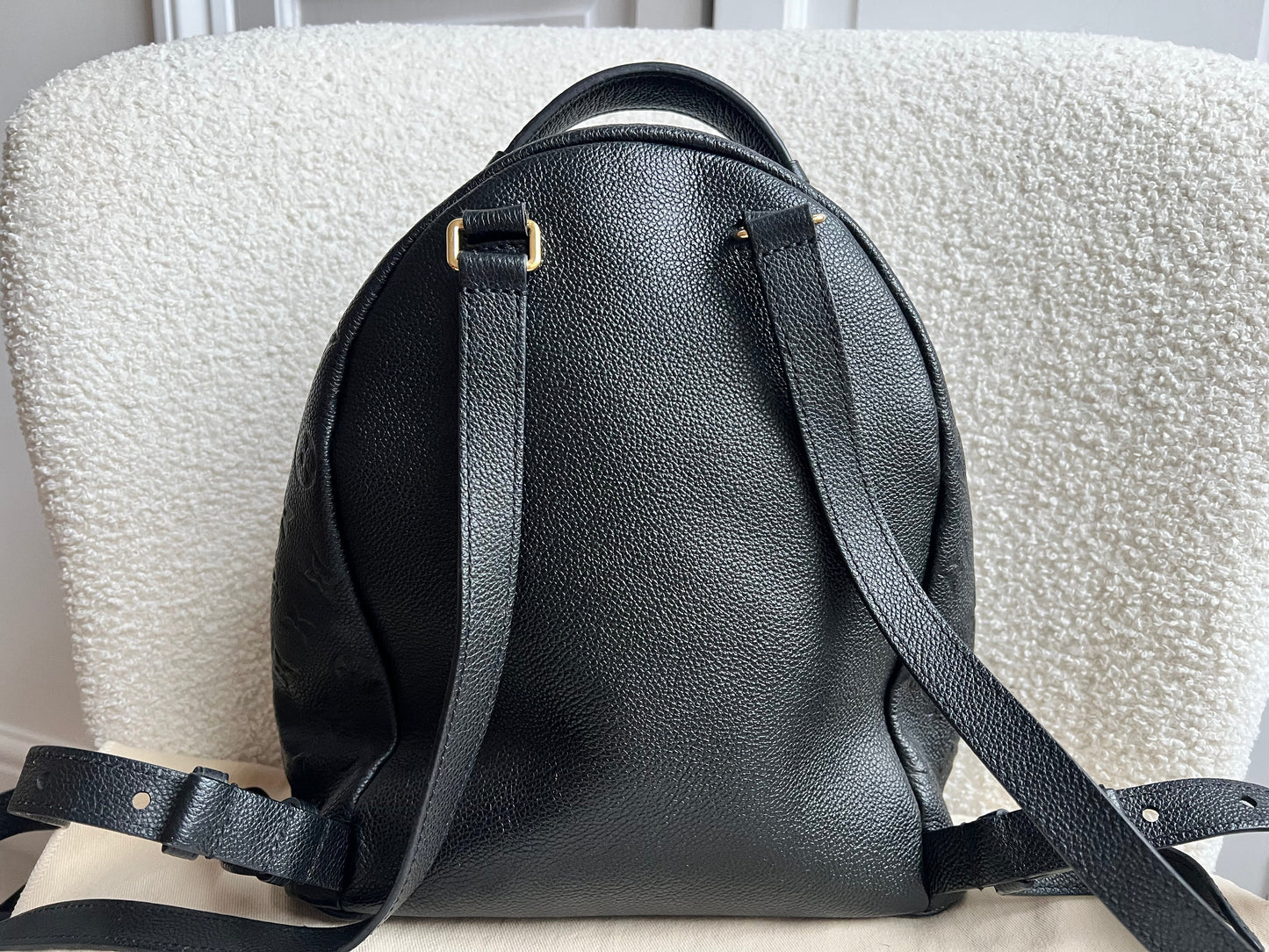 Louis Vuitton Sarbonne Backpack Black Empreinte