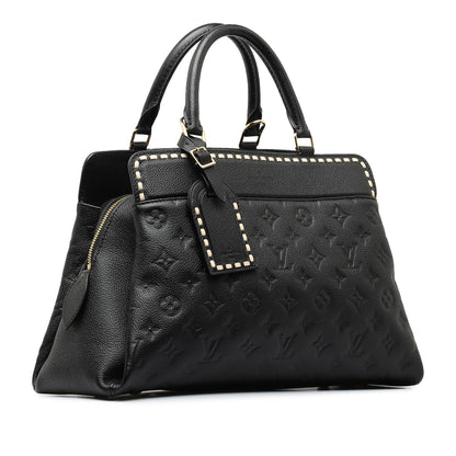 Black Louis Vuitton Monogram Empreinte Vosges MM Satchel