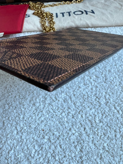 Louis Vuitton Felicie Pochette Damier Ebene (RRP £1090)