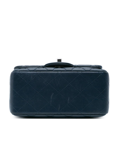 Mini Square Classic Lambskin Single Flap Crossbody Bag