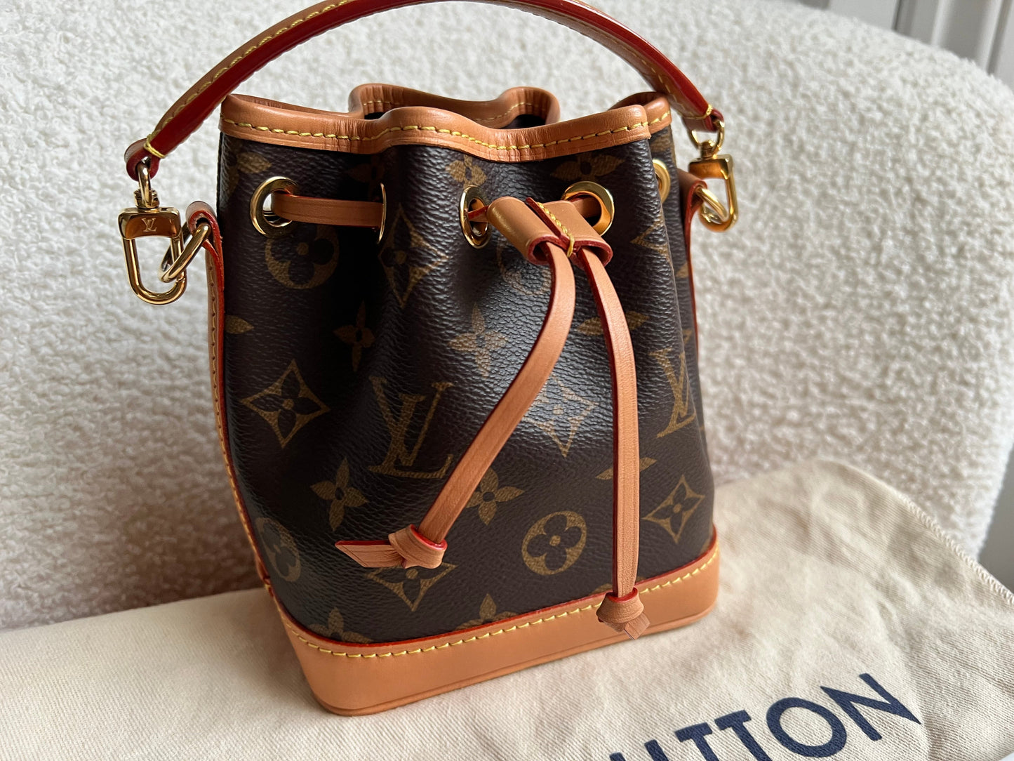 Louis Vuitton Nano Noe Bucket Bag Monogram (RRP £1420)