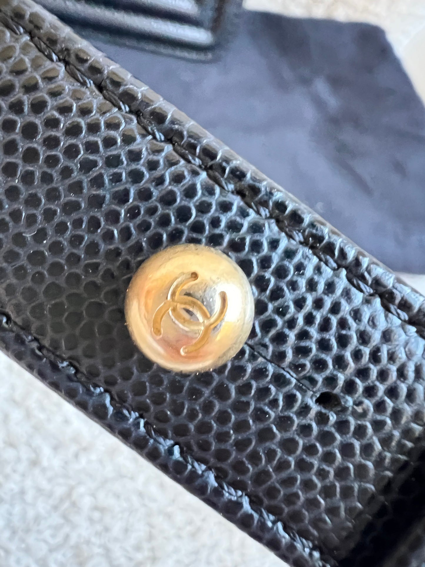 Chanel Black Caviar Medium Boy Bag (RRP £5800)