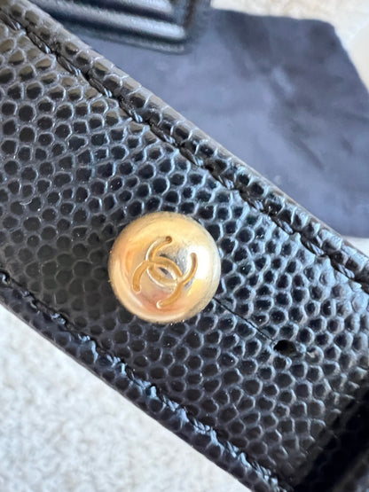 Chanel Black Caviar Medium Boy Bag (RRP £5800)