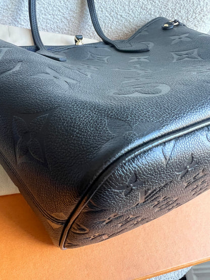 Louis Vuitton Neverfull MM Black Empreinte (RRP £2,010)