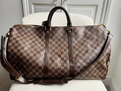 Louis Vuitton Keepall Bandouliere 55 Damier Ebene (RRP £2,020)