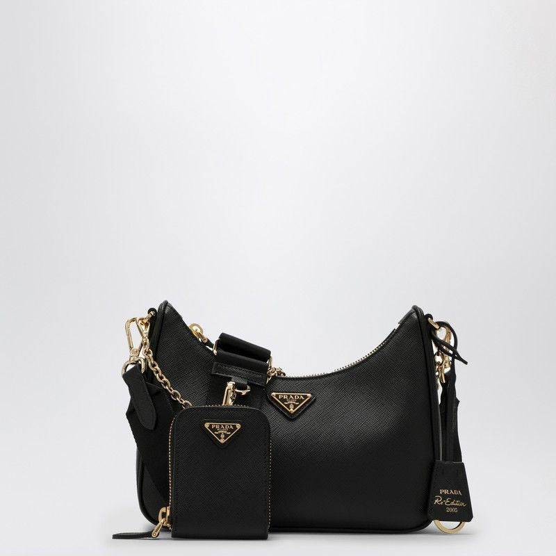 PRADA Mini Leather Crossbody Handbag