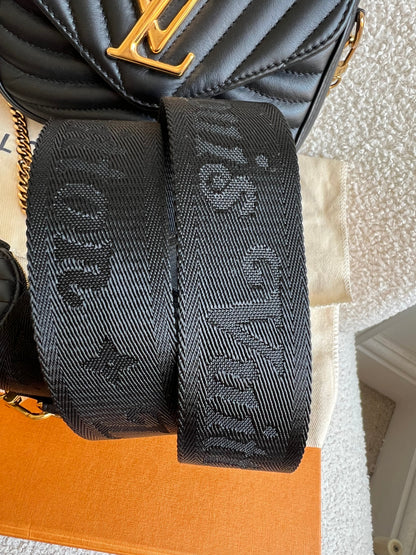 Louis Vuitton Black New Wave Multi Pochette (RRP £2070)