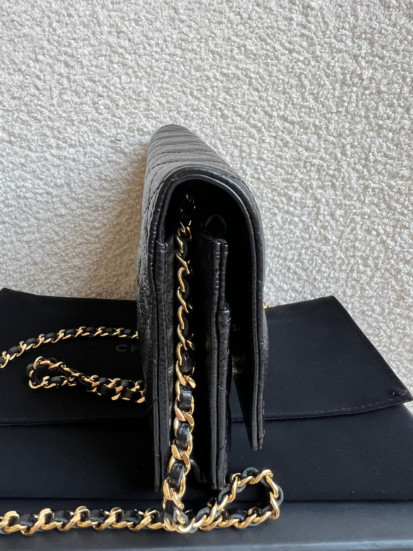 Chanel Black Caviar Wallet on Chain (RRP £2,930)