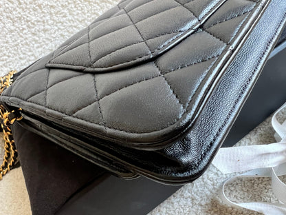 Chanel Wallet on Chain in Black Lambskin Gold Hardware (RRP £2,930)
