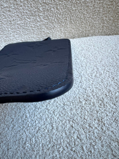 Louis Vuitton Pouch (from Neverfull) Navy Empreinte