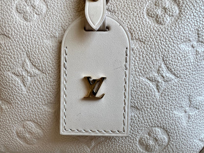 Louis Vuitton Cream Empreinte Petite Malle Souple Bag (RRP £2420)