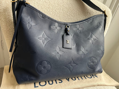 Louis Vuitton Carryall MM Navy Empreinte (RRP £2470)