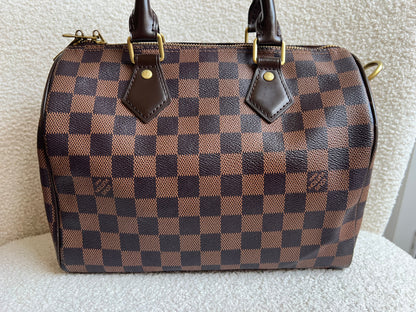 Louis Vuitton Speedy 25 Bandouliere Damier Ebene (RRP £1,440)