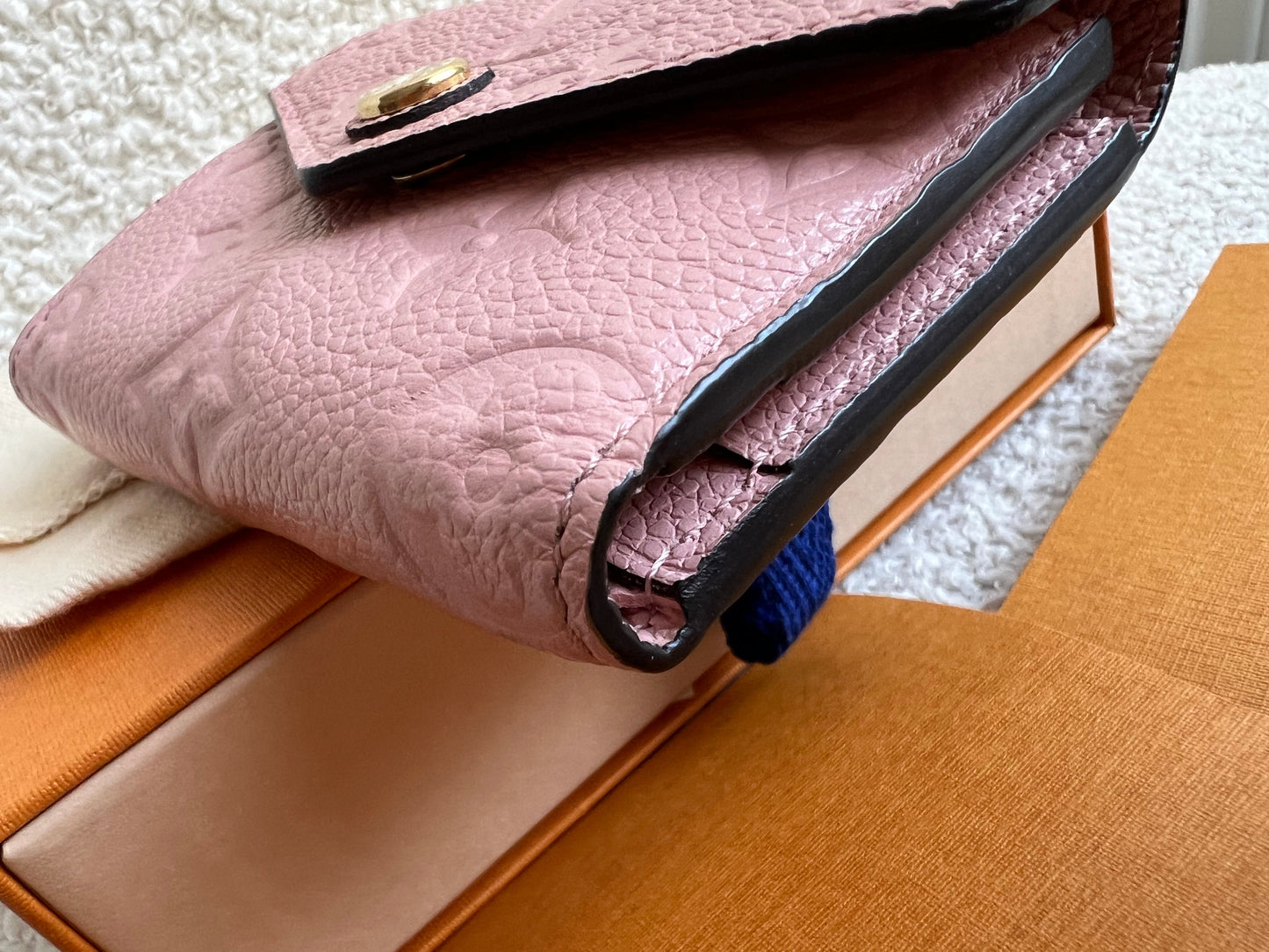 Louis Vuitton Zoe Wallet Rose Poudre Empreinte (RRP £515)