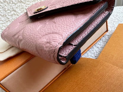 Louis Vuitton Zoe Wallet Rose Poudre Empreinte (RRP £515)