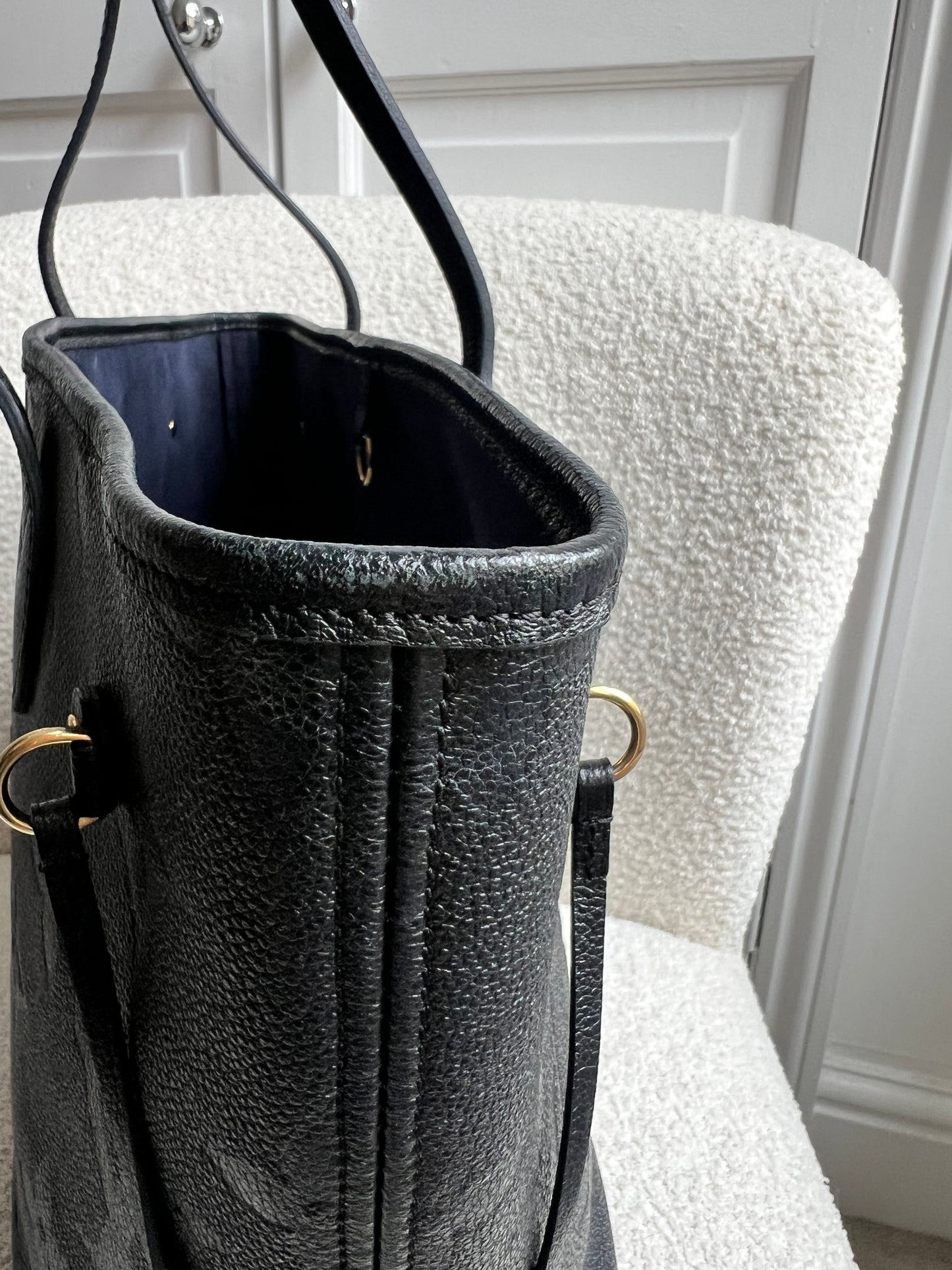 Louis Vuitton Neverfull MM Black Empreinte (RRP £1,970)